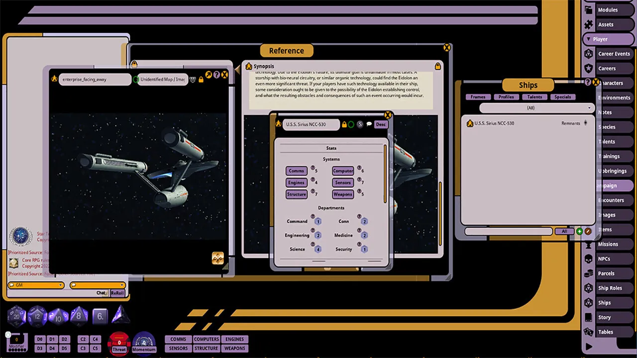 Fantasy Grounds - Star Trek Adventures: Remnants Screenshot 0