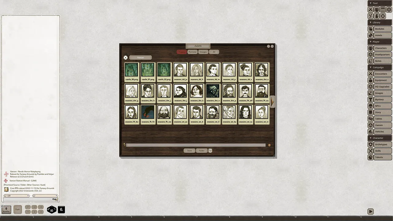 Fantasy Grounds - Seasons of Mystery Screenshot 1