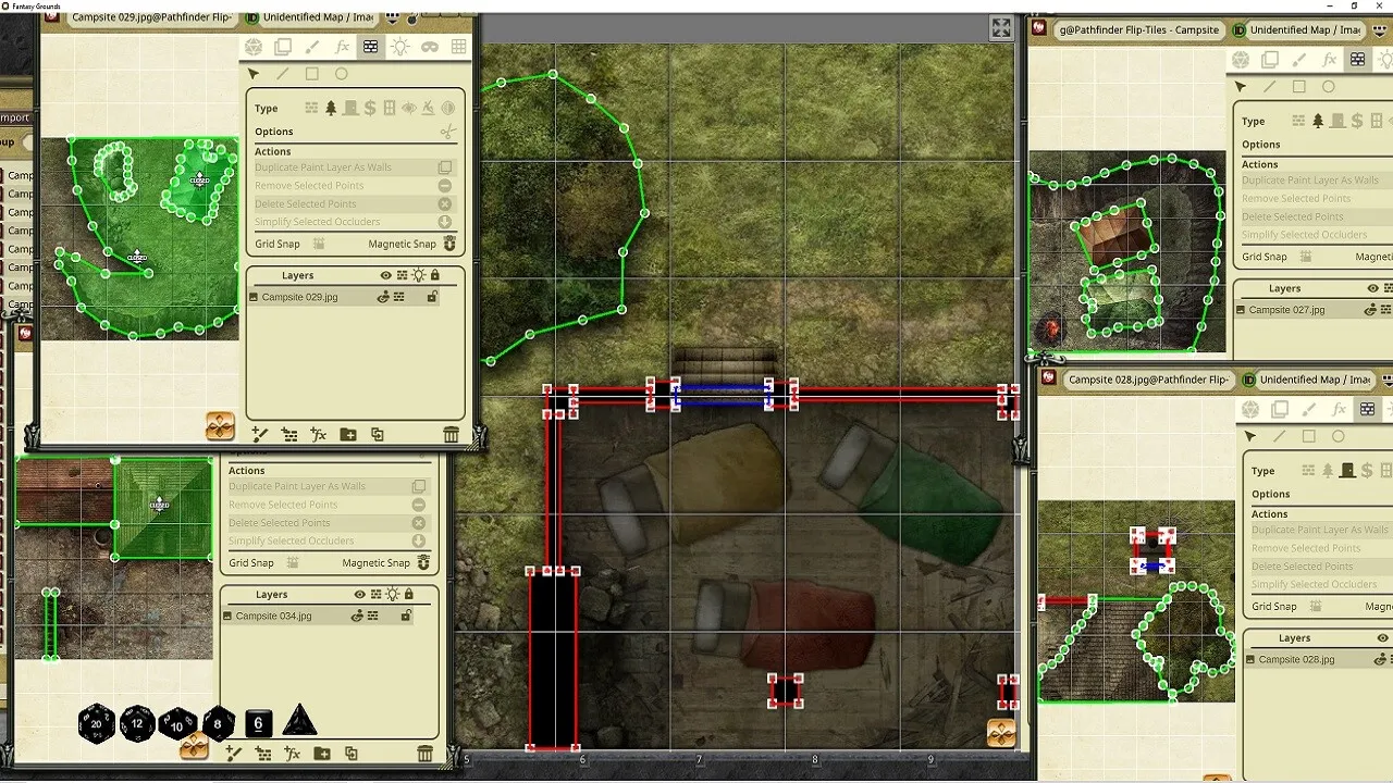 Fantasy Grounds - Pathfinder RPG - Pathfinder Flip-Tiles - Campsite Screenshot 1