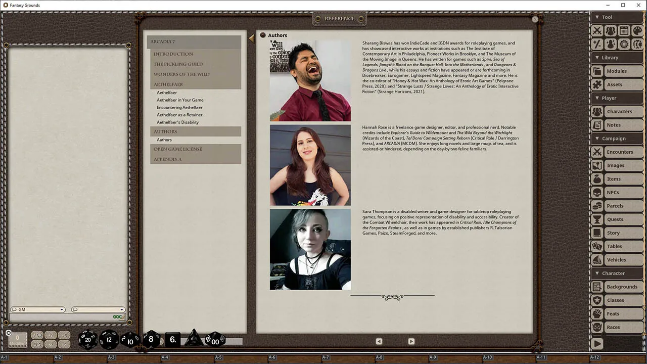 Fantasy Grounds - Arcadia Issue 007 Screenshot 1