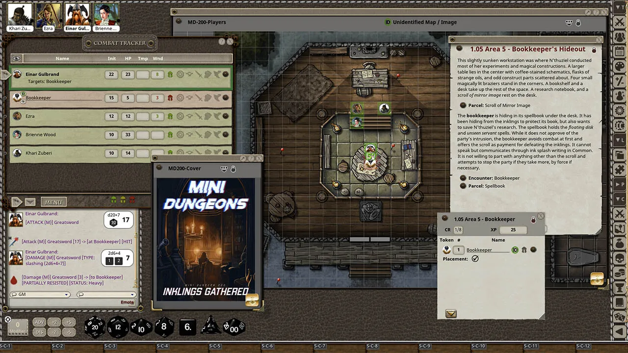 Fantasy Grounds - Mini-Dungeons Bundle #196-200 Screenshot 0
