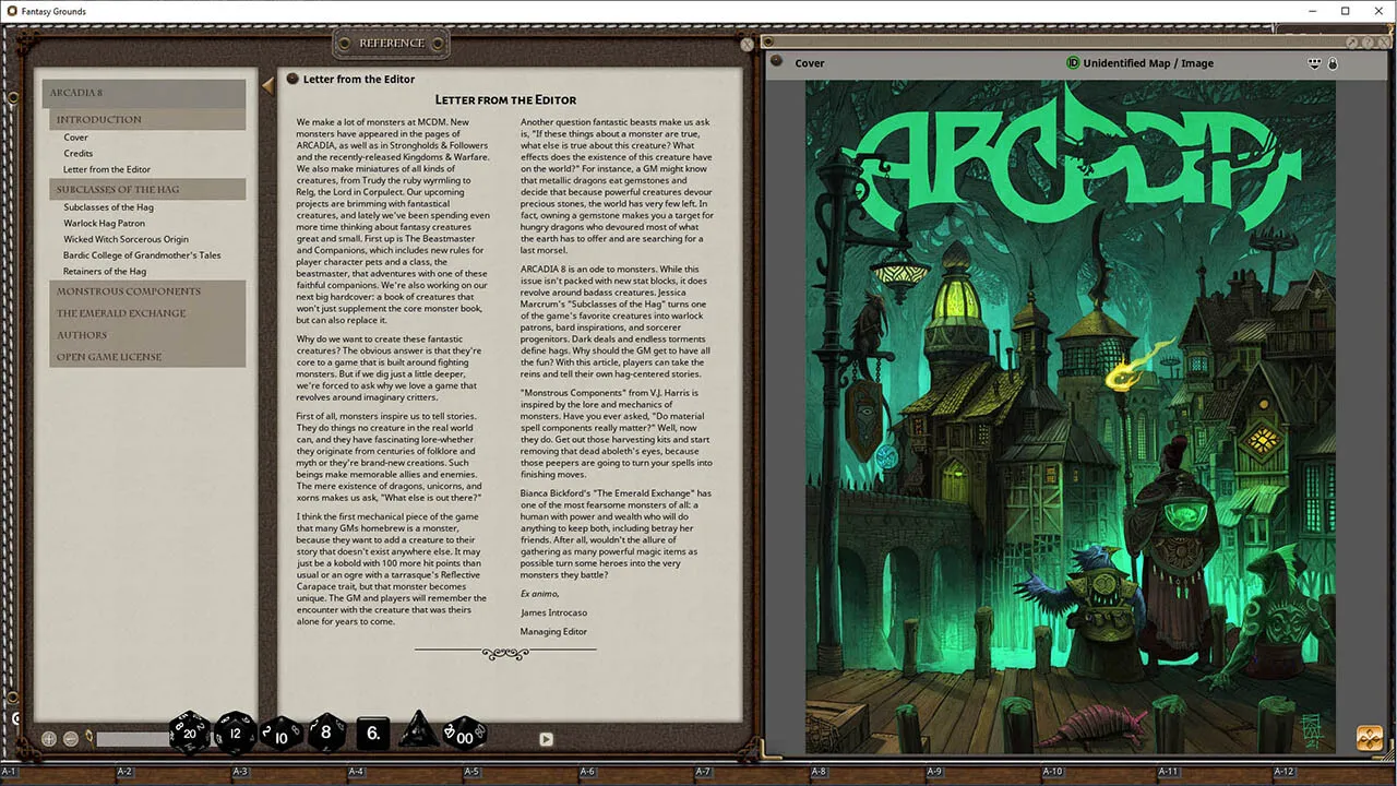 Fantasy Grounds - Arcadia Issue 008 Screenshot 4