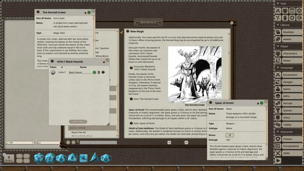 Fantasy Grounds - Dungeon Crawl Classics #72: Beyond the Black Gate Screenshot 4