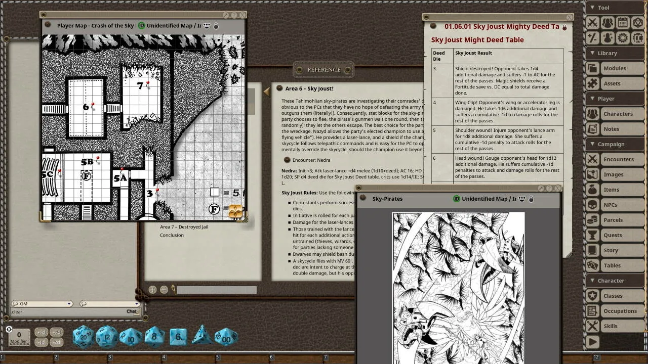 Fantasy Grounds - Dungeon Crawl Classics #72: Beyond the Black Gate Screenshot 5