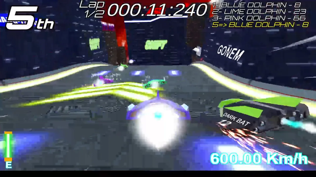 VORTEX-G: Anti-Gravity Racing & Track Editor Demo Screenshot 0