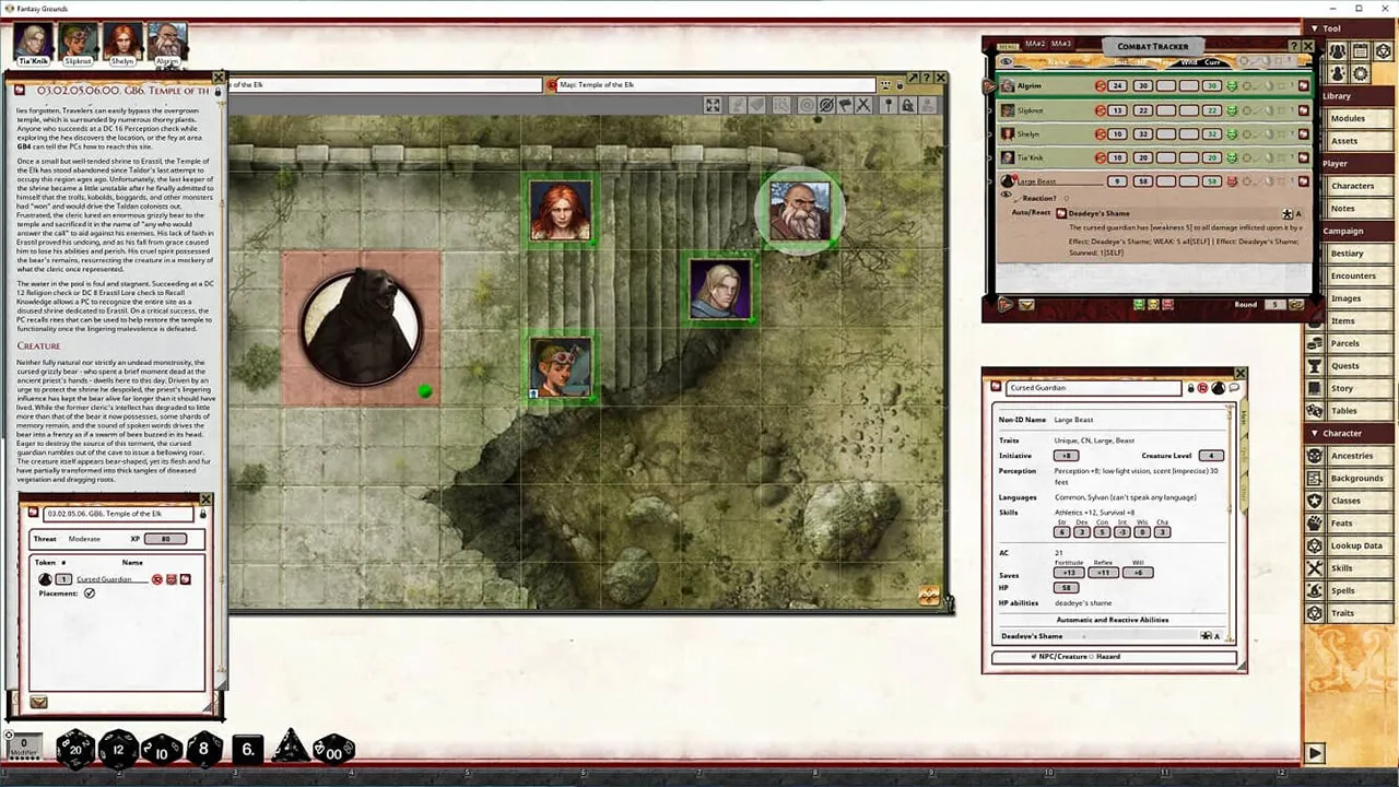 Fantasy Grounds - Pathfinder 2 RPG - Pathfinder Kingmaker Adventure Path Screenshot 2