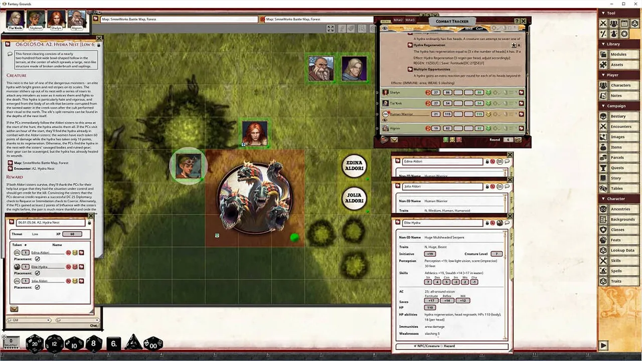 Fantasy Grounds - Pathfinder 2 RPG - Pathfinder Kingmaker Adventure Path Screenshot 5