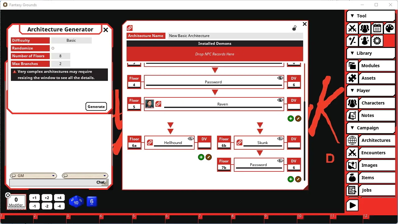 Fantasy Grounds - Cyberpunk Red: Core Rulebook Screenshot 1