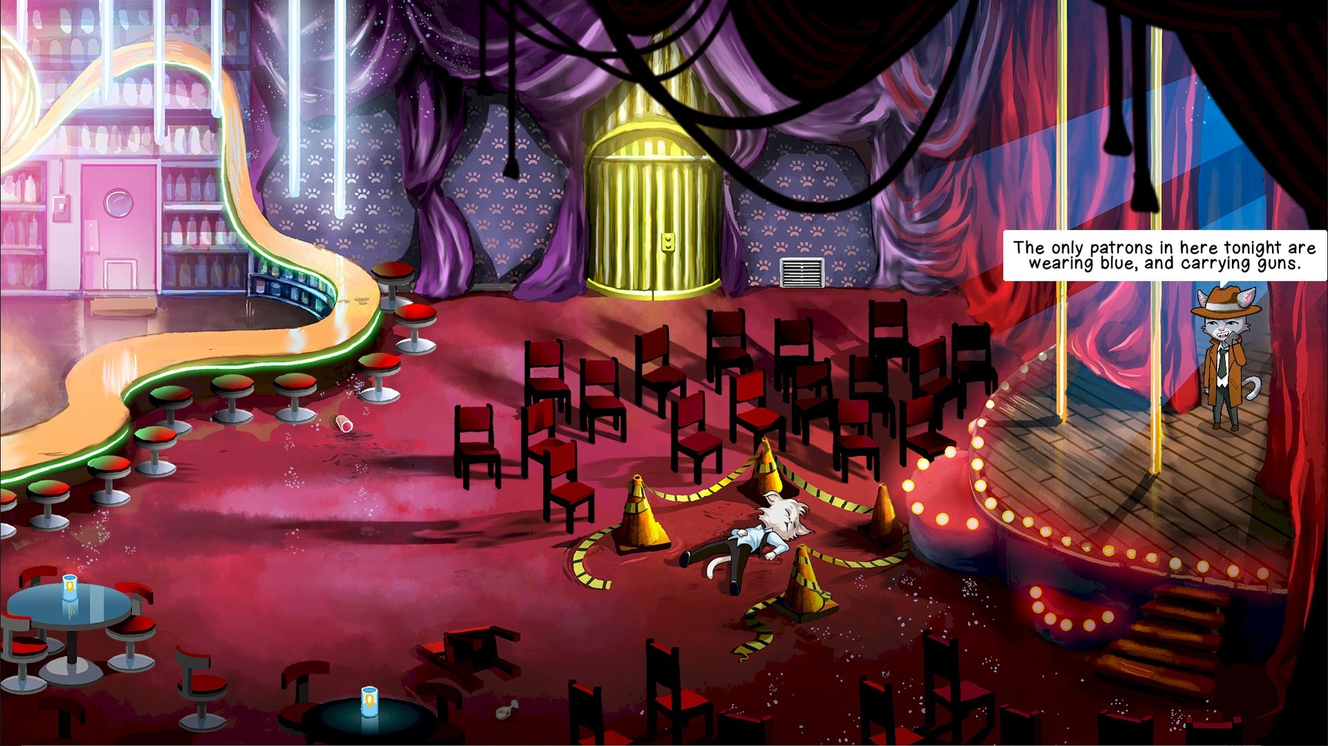 Nine Noir Lives Screenshot 1