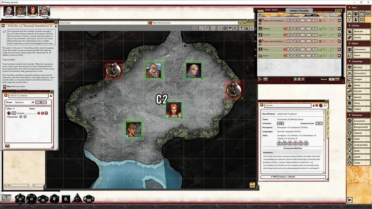 Fantasy Grounds - Pathfinder 2 RPG - Gatewalkers AP 1: The Seventh Arch Screenshot 5