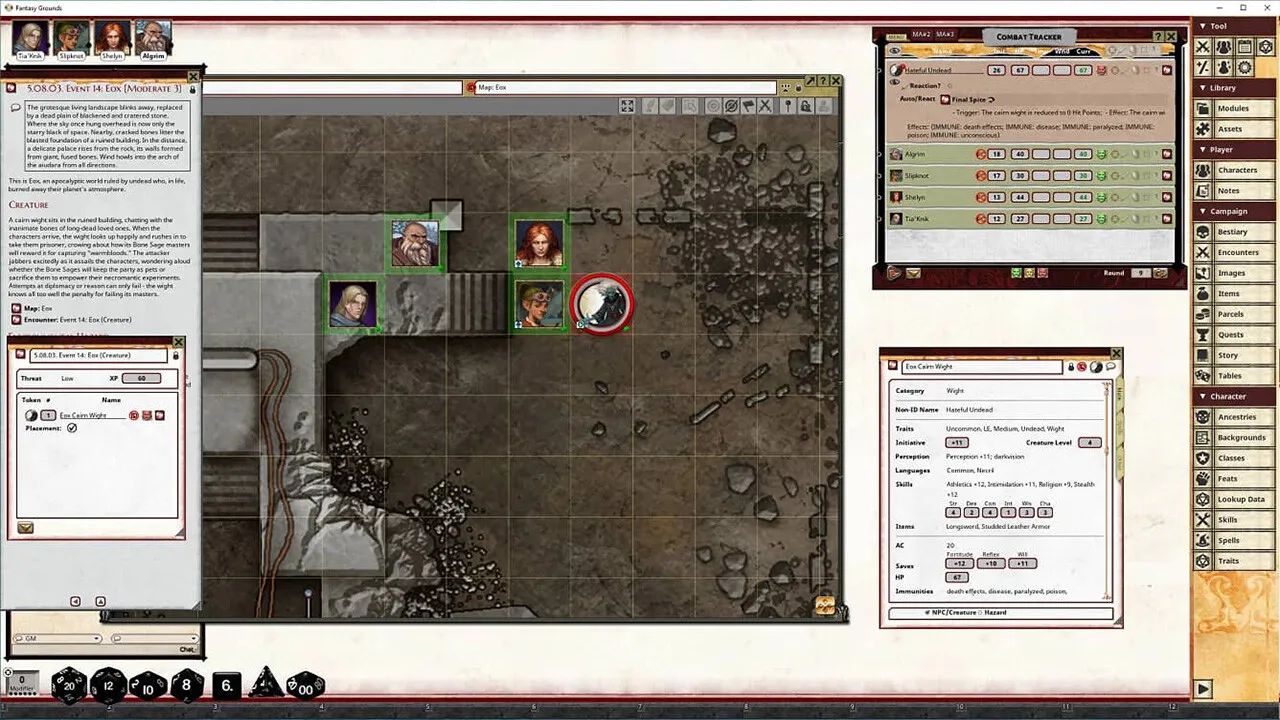 Fantasy Grounds - Pathfinder 2 RPG - Gatewalkers AP 1: The Seventh Arch Screenshot 6
