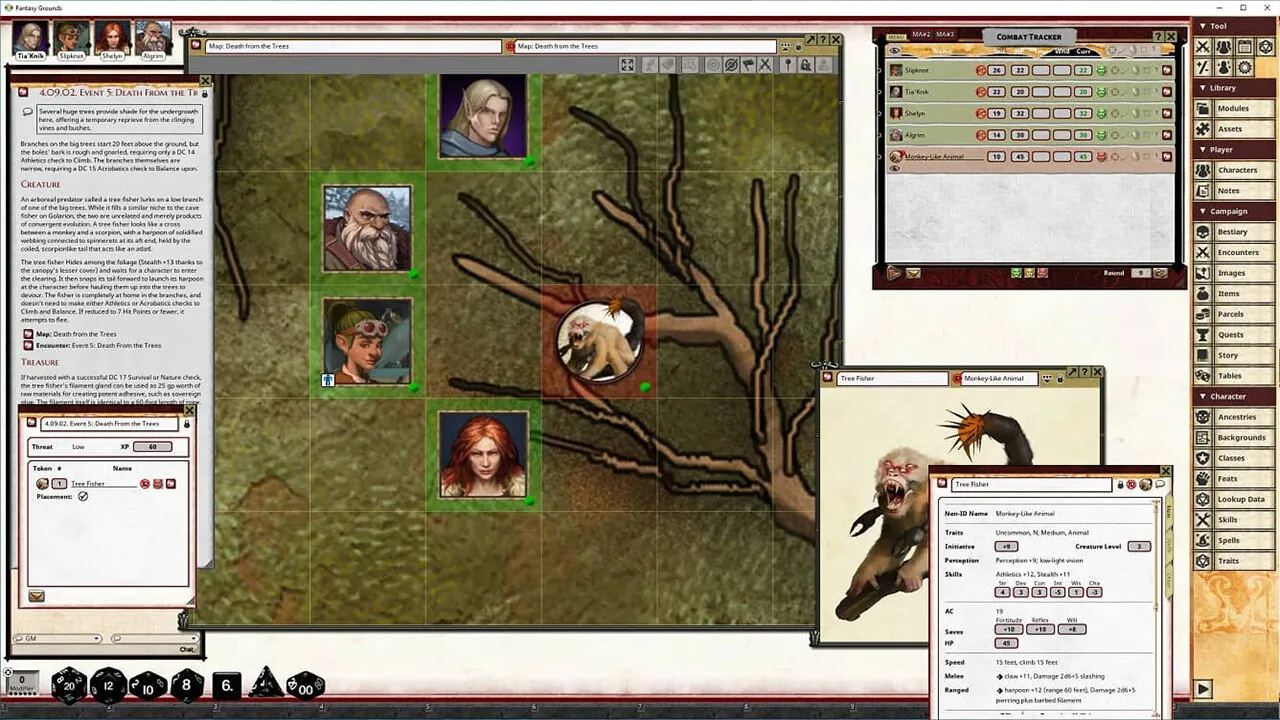 Fantasy Grounds - Pathfinder 2 RPG - Gatewalkers AP 1: The Seventh Arch Screenshot 4