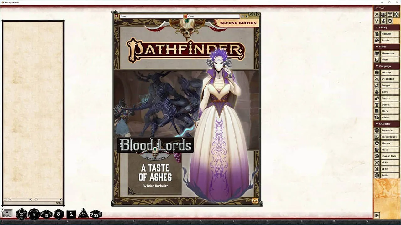 Fantasy Grounds - Pathfinder 2 RPG - Blood Lords AP 5: A Taste of Ashes Screenshot 0