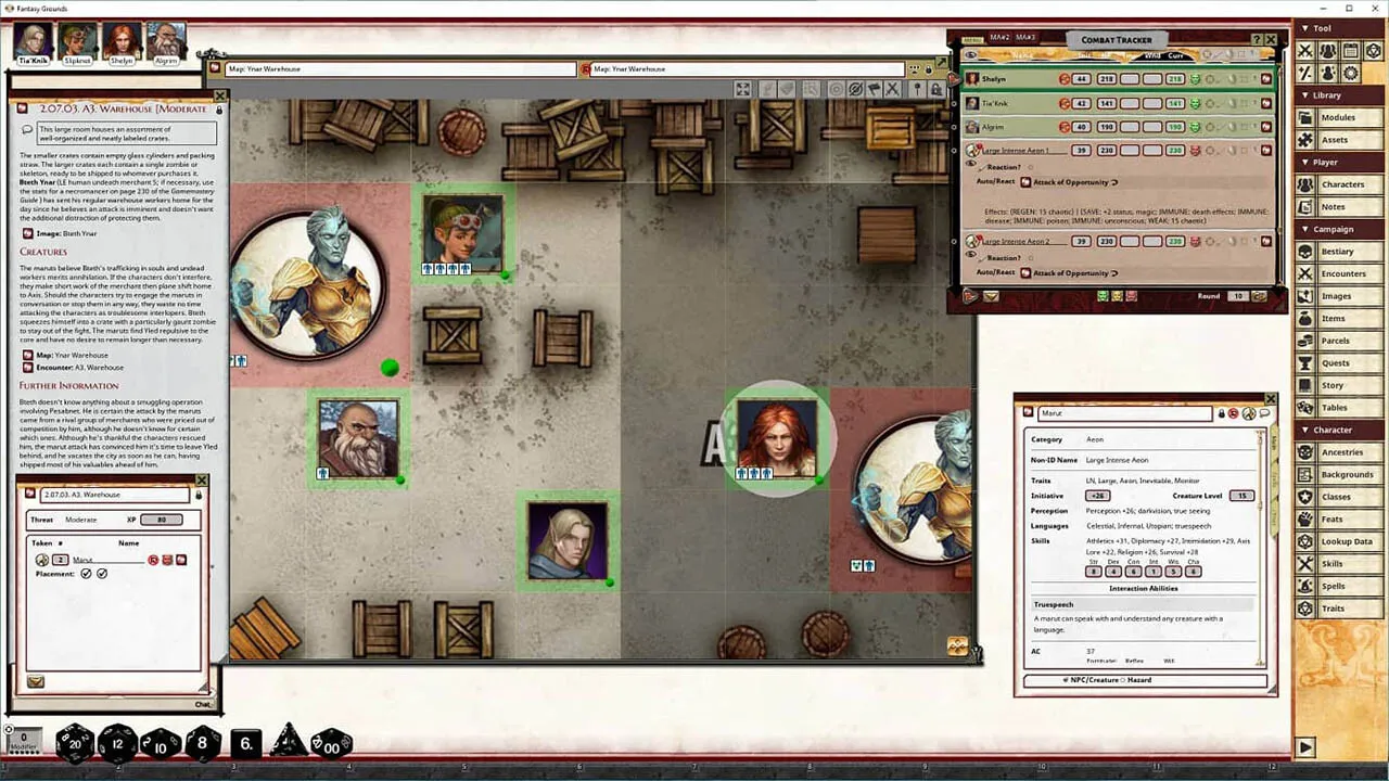 Fantasy Grounds - Pathfinder 2 RPG - Blood Lords AP 5: A Taste of Ashes Screenshot 2