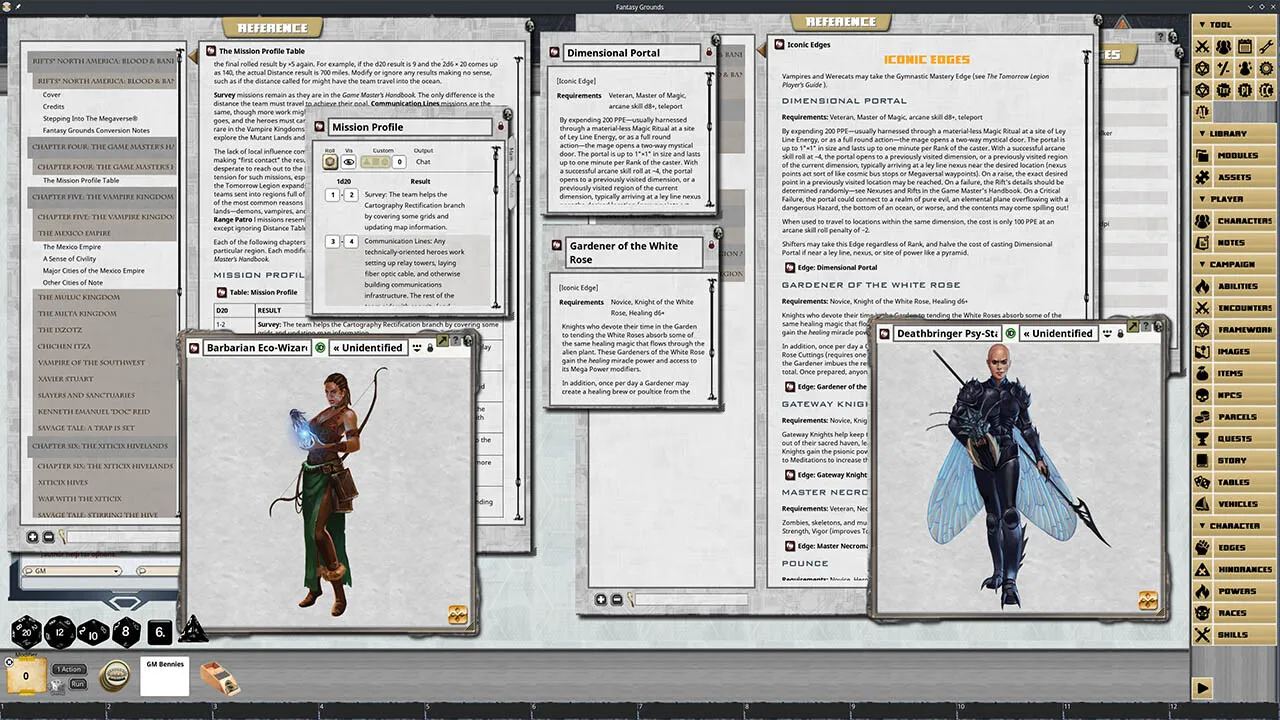 Fantasy Grounds - Savage Rifts: Blood and Banes Screenshot 2