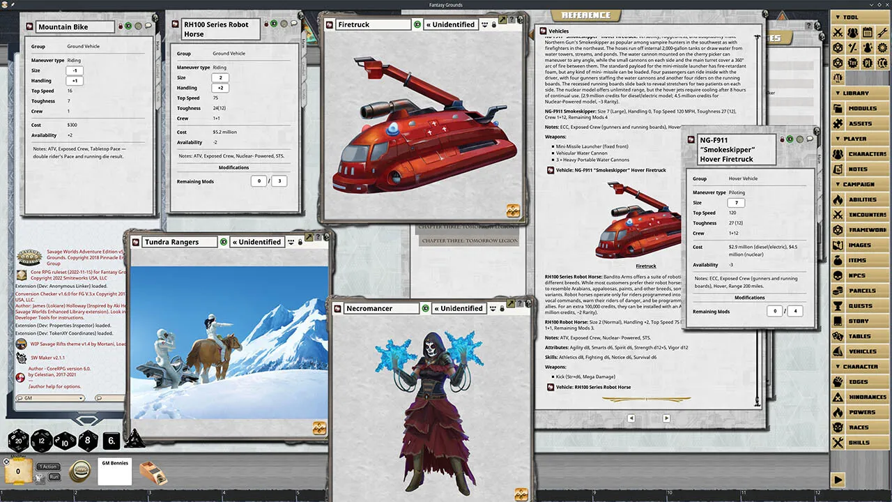 Fantasy Grounds - Savage Rifts: Blood and Banes Screenshot 0