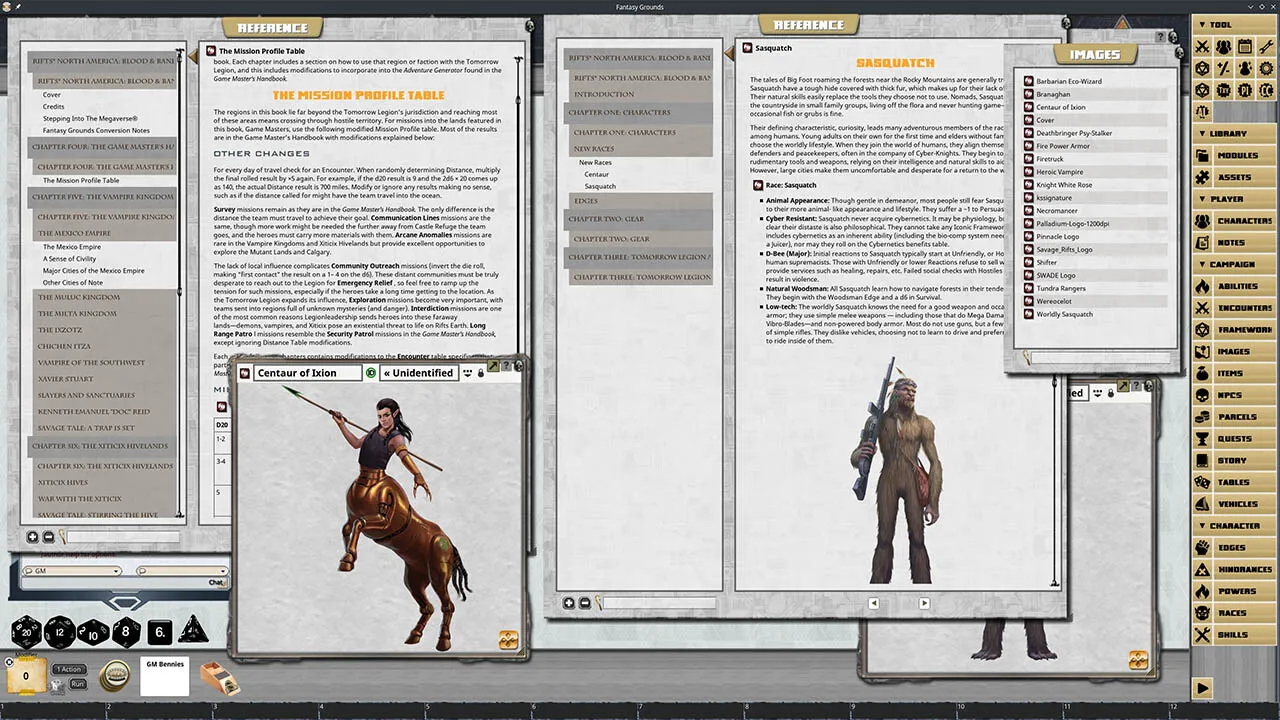 Fantasy Grounds - Savage Rifts: Blood and Banes Screenshot 3