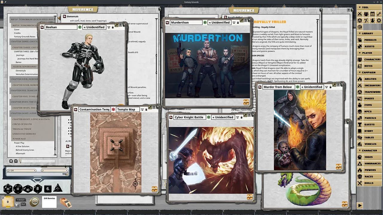 Fantasy Grounds - Savage Rifts(R): Tomorrow Legion Field Manual Screenshot 1