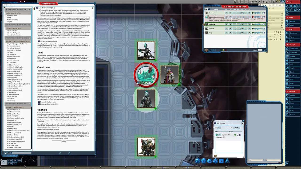Fantasy Grounds - Starfinder RPG - Adventure Path #48: Masters of Time and Space (Drift Crashers 3 of 3) Screenshot 3