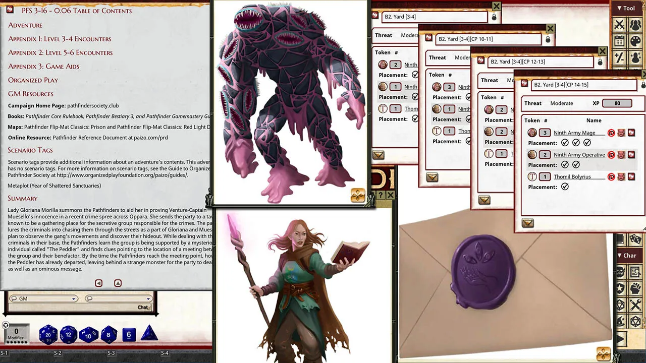 Fantasy Grounds - Pathfinder 2 RPG - Pathfinder Society Scenario #3-16: Escape from Oppara Screenshot 1