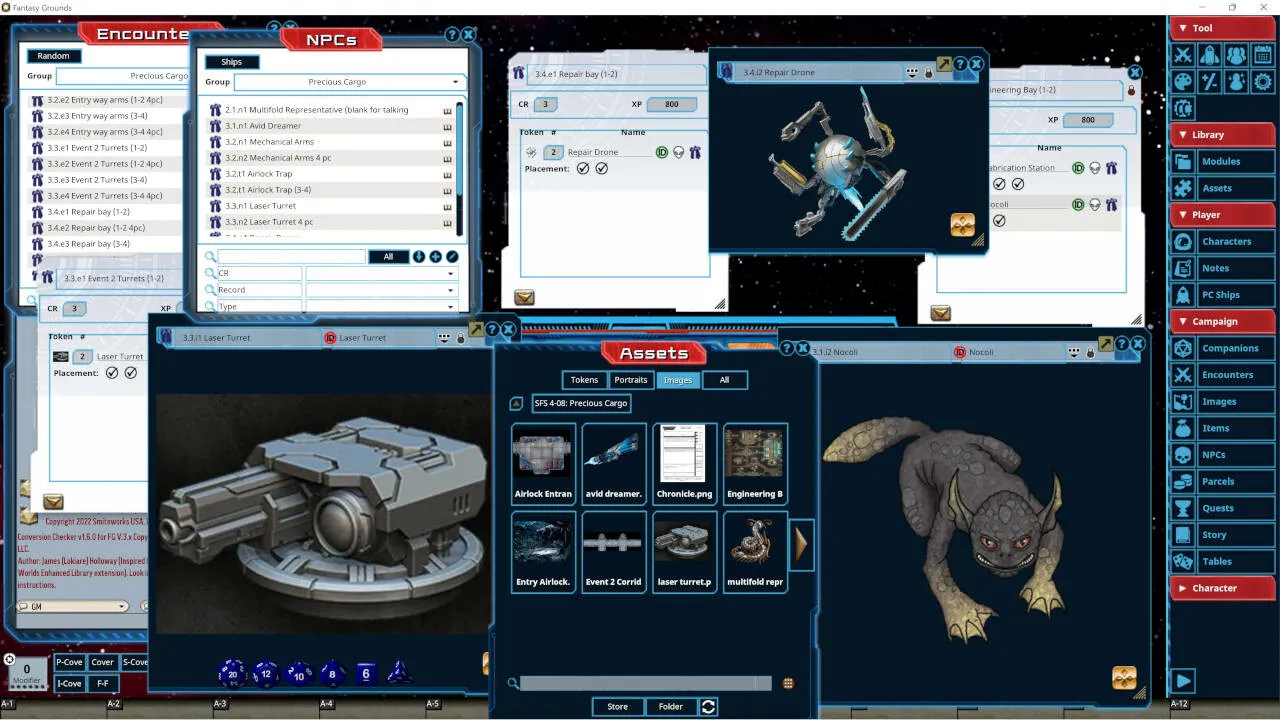 Fantasy Grounds - Starfinder RPG - Society Scenario #4-08: Precious Cargo Screenshot 0