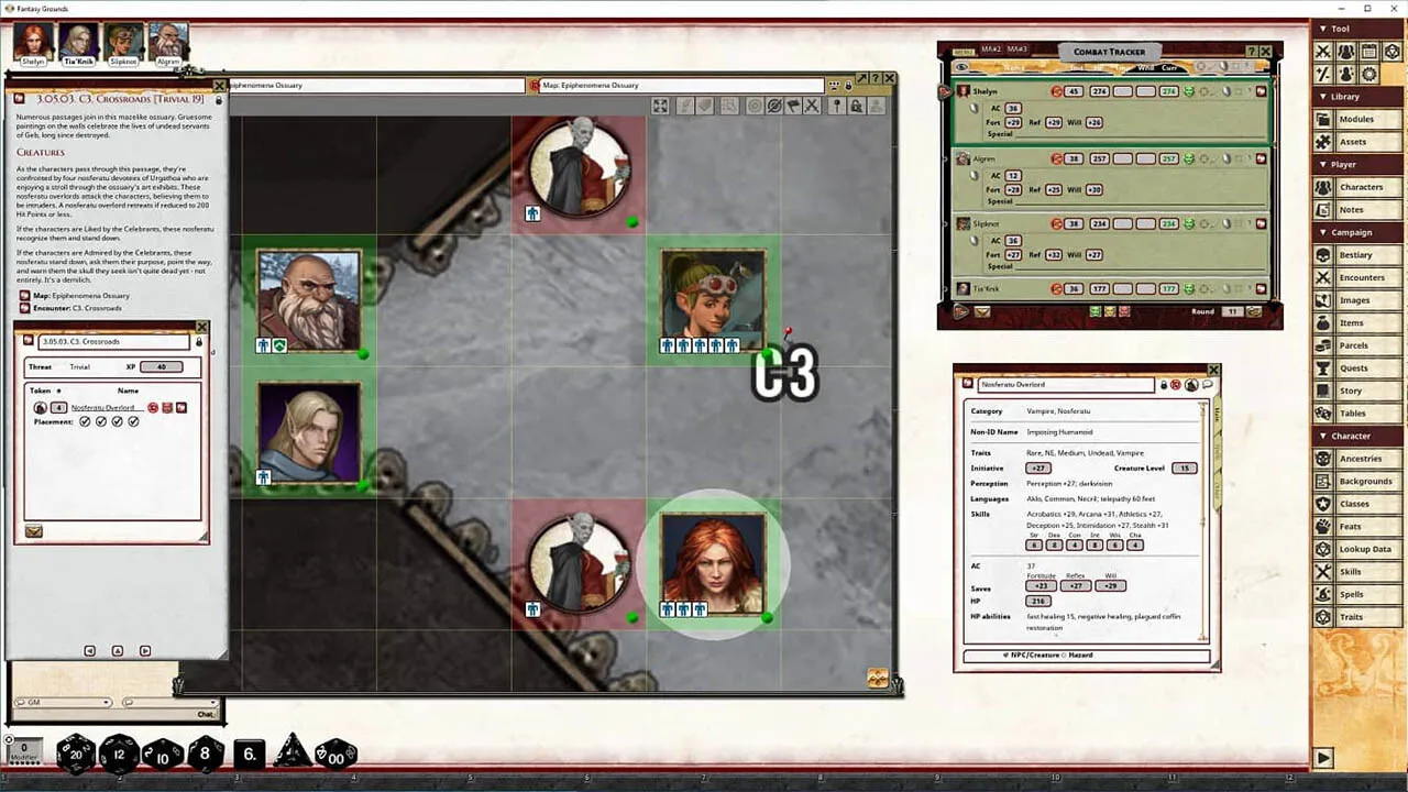 Fantasy Grounds - Pathfinder 2 RPG - Blood Lords AP 6: Ghost King's Rage Screenshot 4
