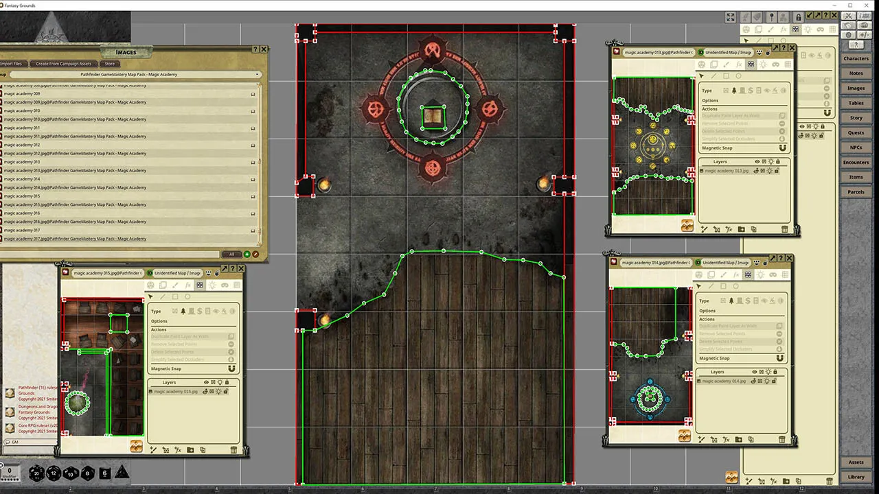 Fantasy Grounds - Pathfinder RPG - GameMastery Map Pack: Magic Academy Screenshot 0