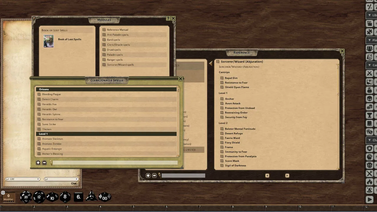 Fantasy Grounds - Book of Lost Spells Screenshot 8