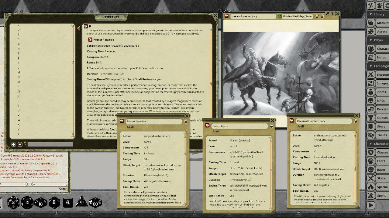 Fantasy Grounds - Book of Lost Spells Screenshot 3