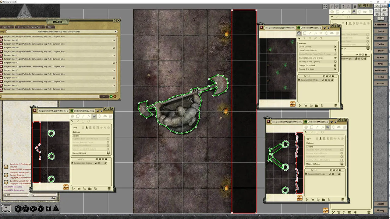 Fantasy Grounds - Pathfinder RPG - GameMastery Map Pack: Dungeon Sites Screenshot 3