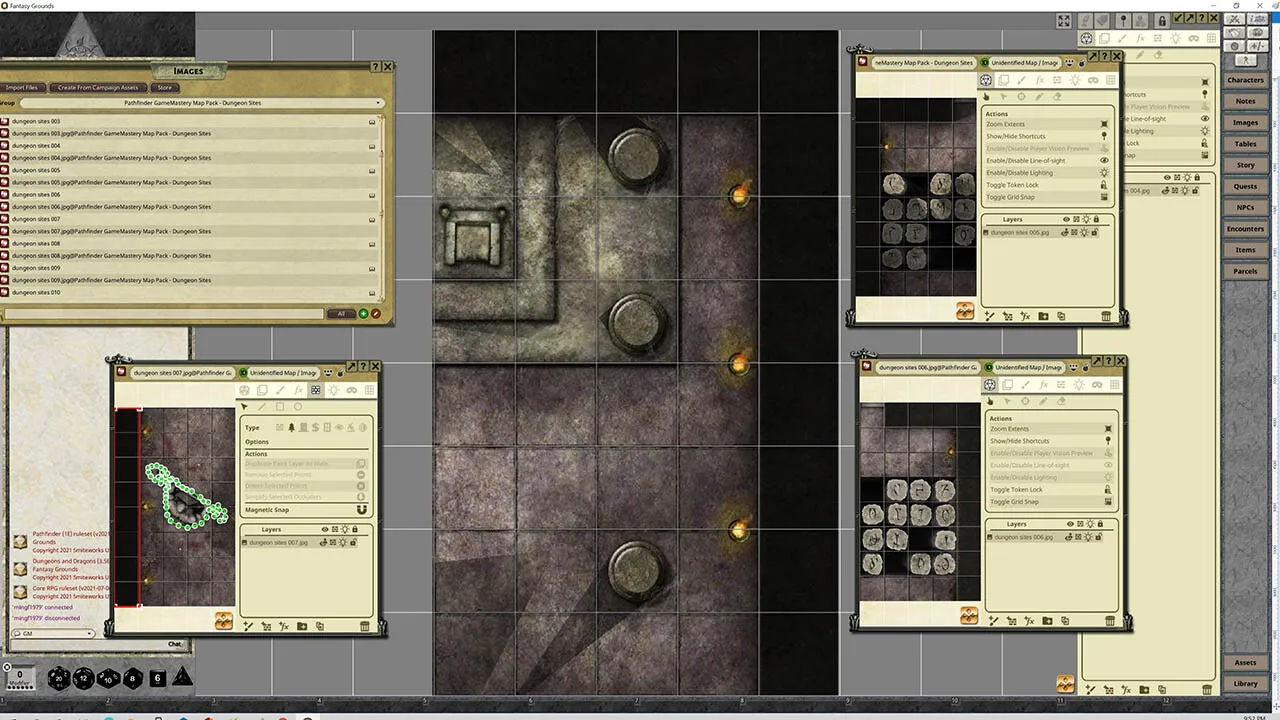 Fantasy Grounds - Pathfinder RPG - GameMastery Map Pack: Dungeon Sites Screenshot 1