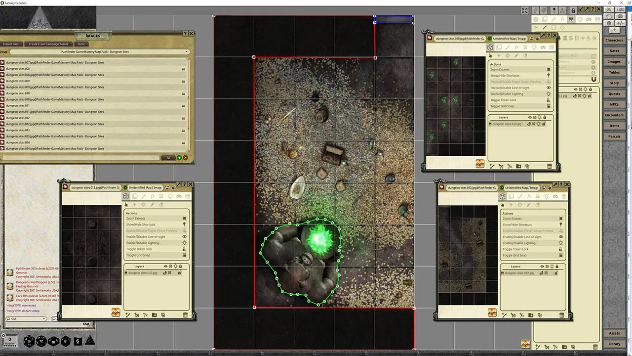 Fantasy Grounds - Pathfinder RPG - GameMastery Map Pack: Dungeon Sites Screenshot 2