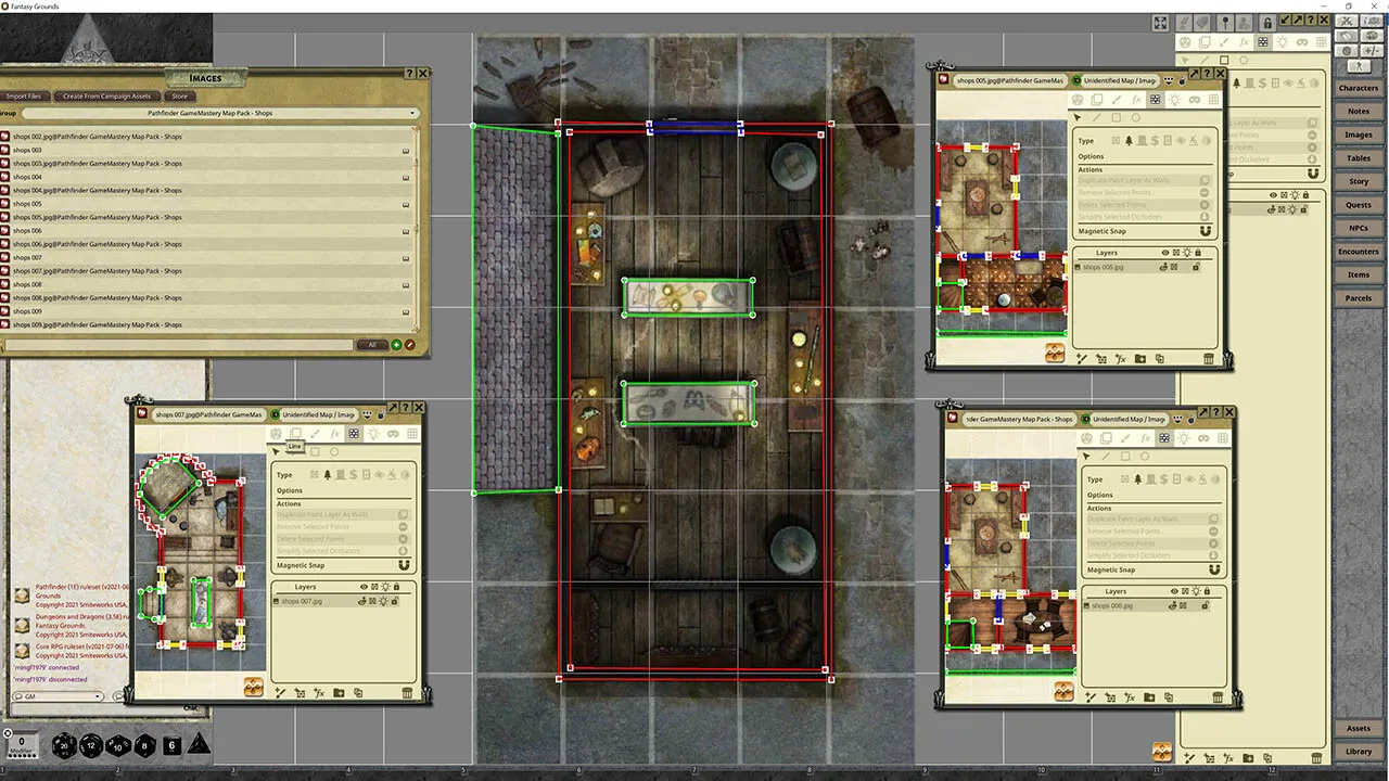Fantasy Grounds - Pathfinder RPG - GameMastery Map Pack: Shops Screenshot 1