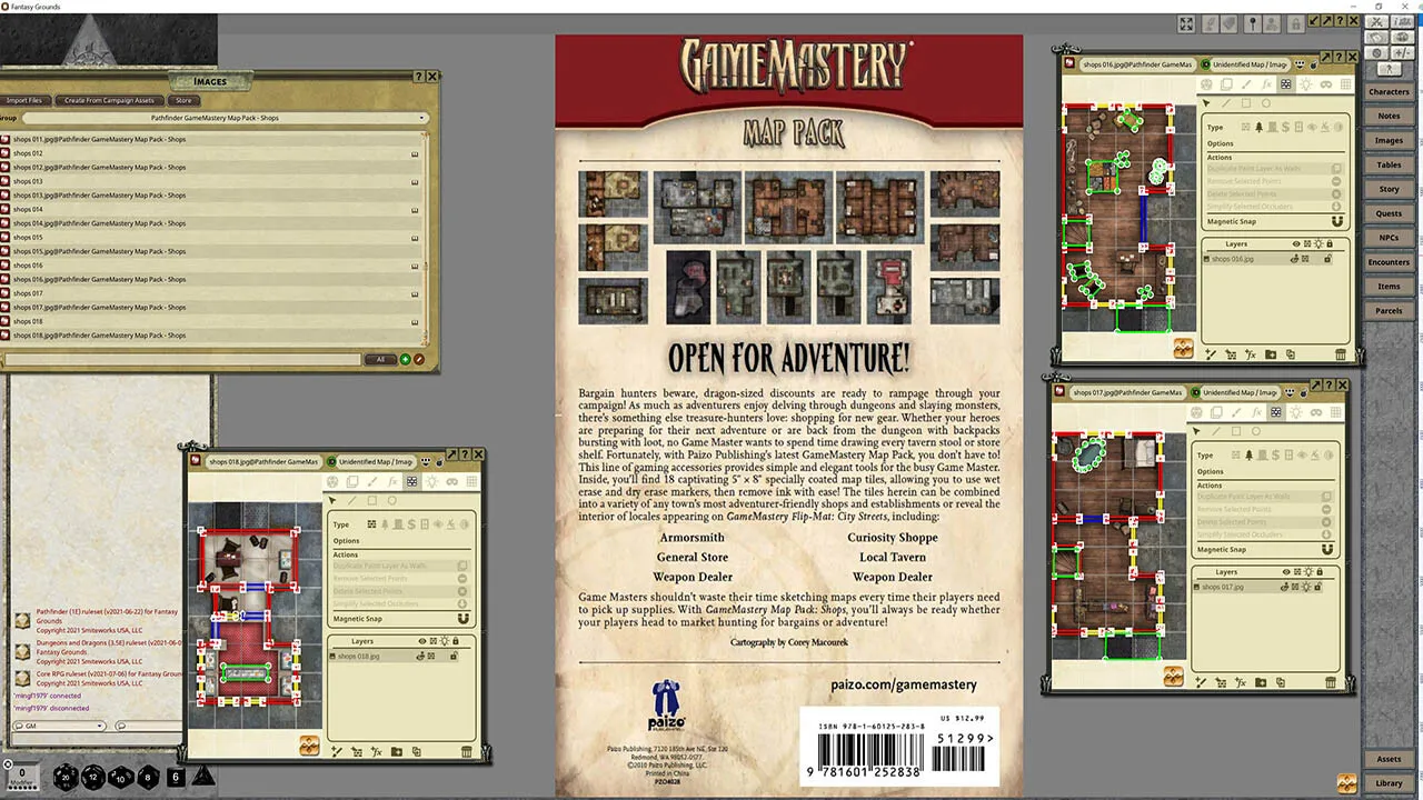 Fantasy Grounds - Pathfinder RPG - GameMastery Map Pack: Shops Screenshot 4