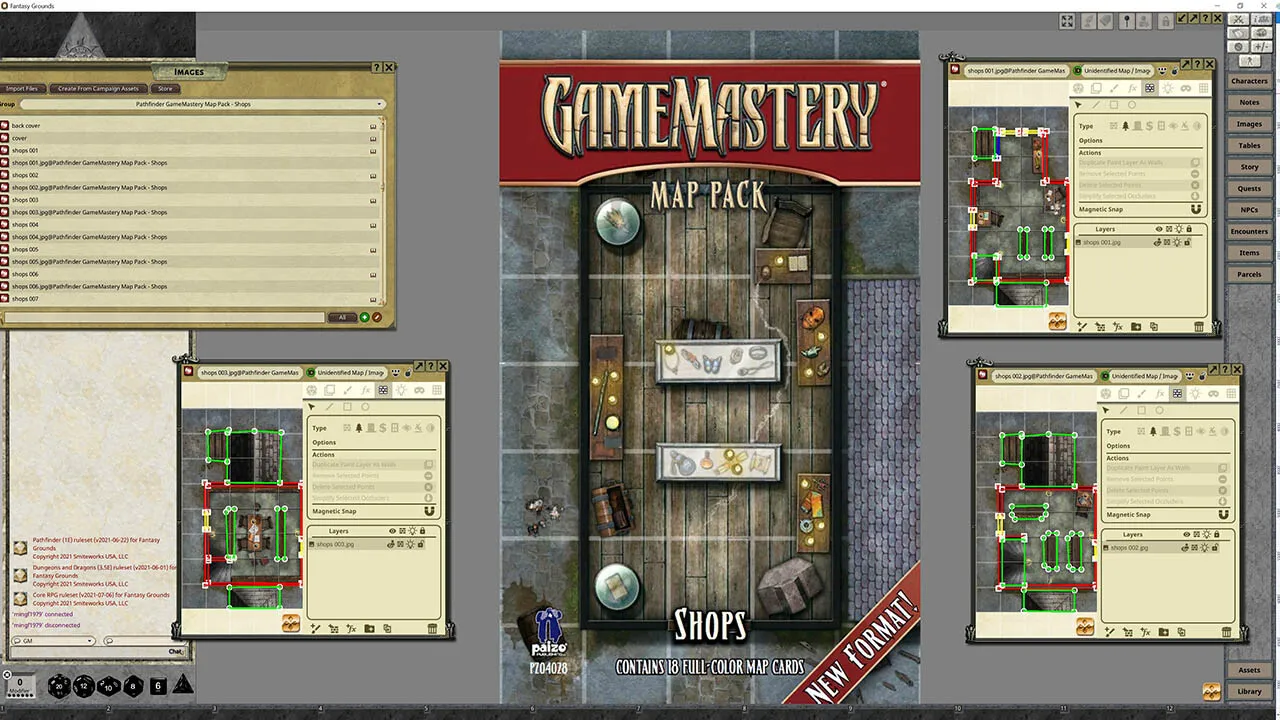 Fantasy Grounds - Pathfinder RPG - GameMastery Map Pack: Shops Screenshot 0