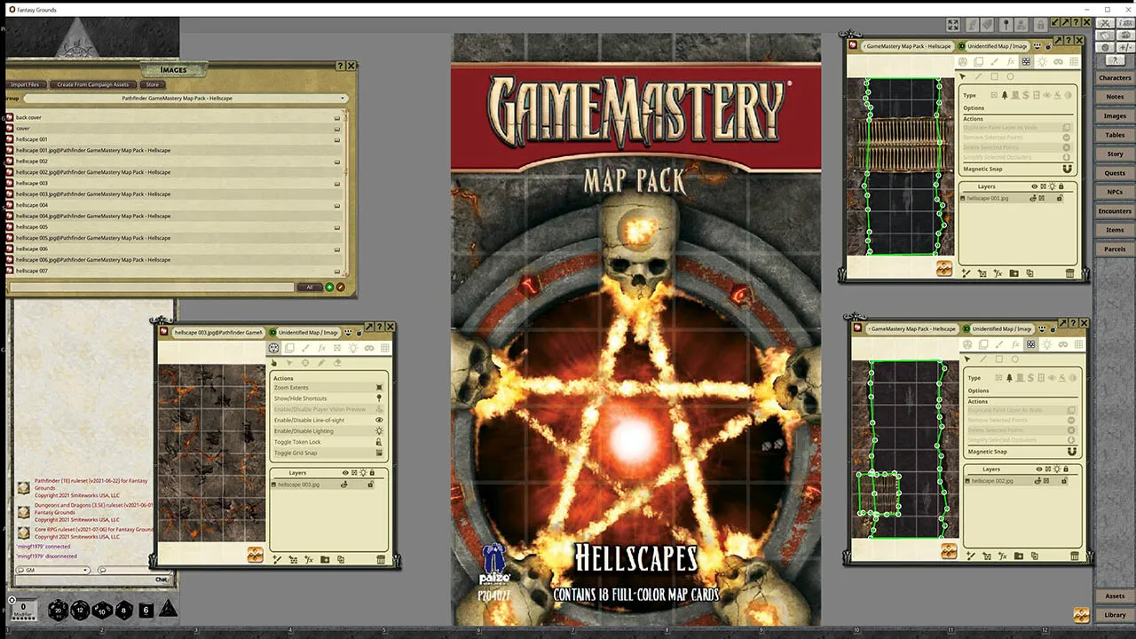 Fantasy Grounds - Pathfinder RPG - GameMastery Map Pack: Hellscapes Screenshot 0