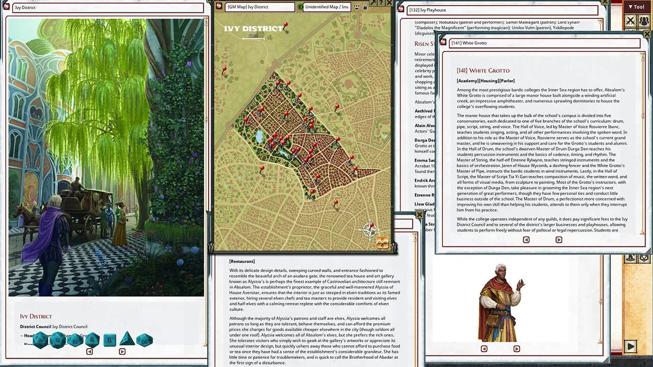 Fantasy Grounds - Pathfinder 2 RPG - Pathfinder Lost Omens: Absalom, City of Lost Omens Screenshot 5