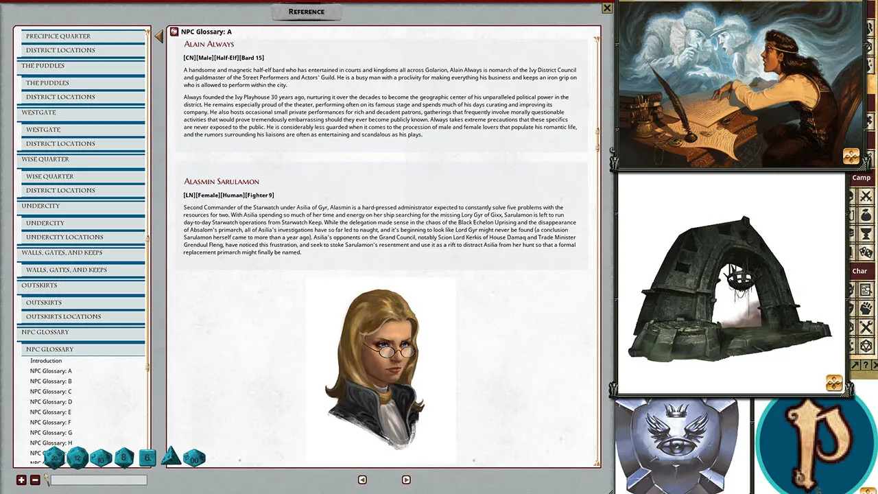 Fantasy Grounds - Pathfinder 2 RPG - Pathfinder Lost Omens: Absalom, City of Lost Omens Screenshot 2