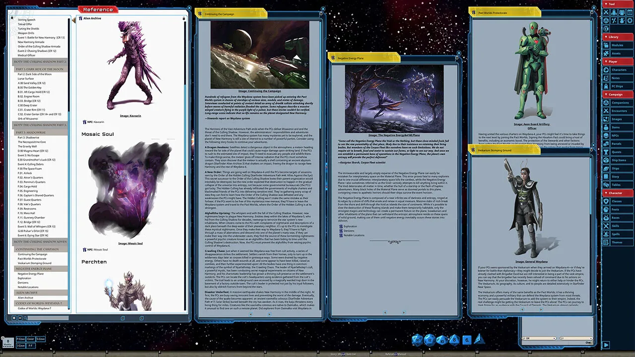 Fantasy Grounds - Starfinder RPG - Starfinder Adventure Path #45: The Culling Shadow (Horizons of the Vast 6 of 6) Screenshot 1