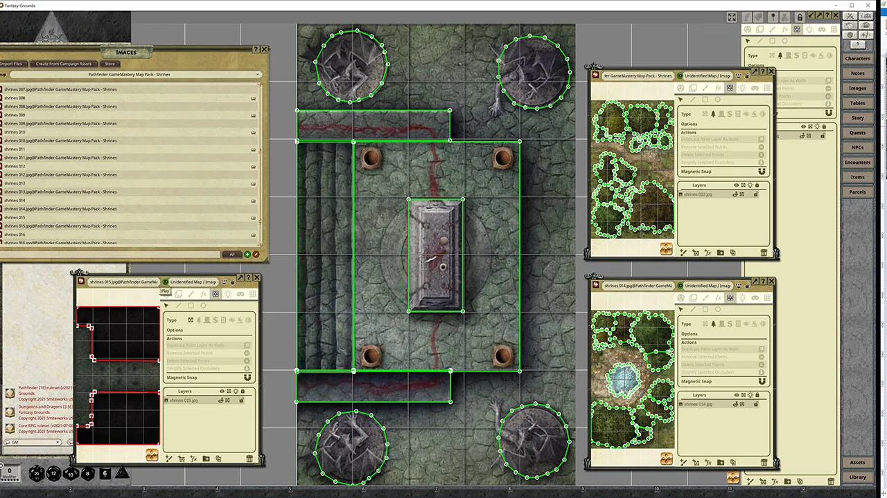 Fantasy Grounds - Pathfinder RPG - GameMastery Map Pack: Shrines Screenshot 0