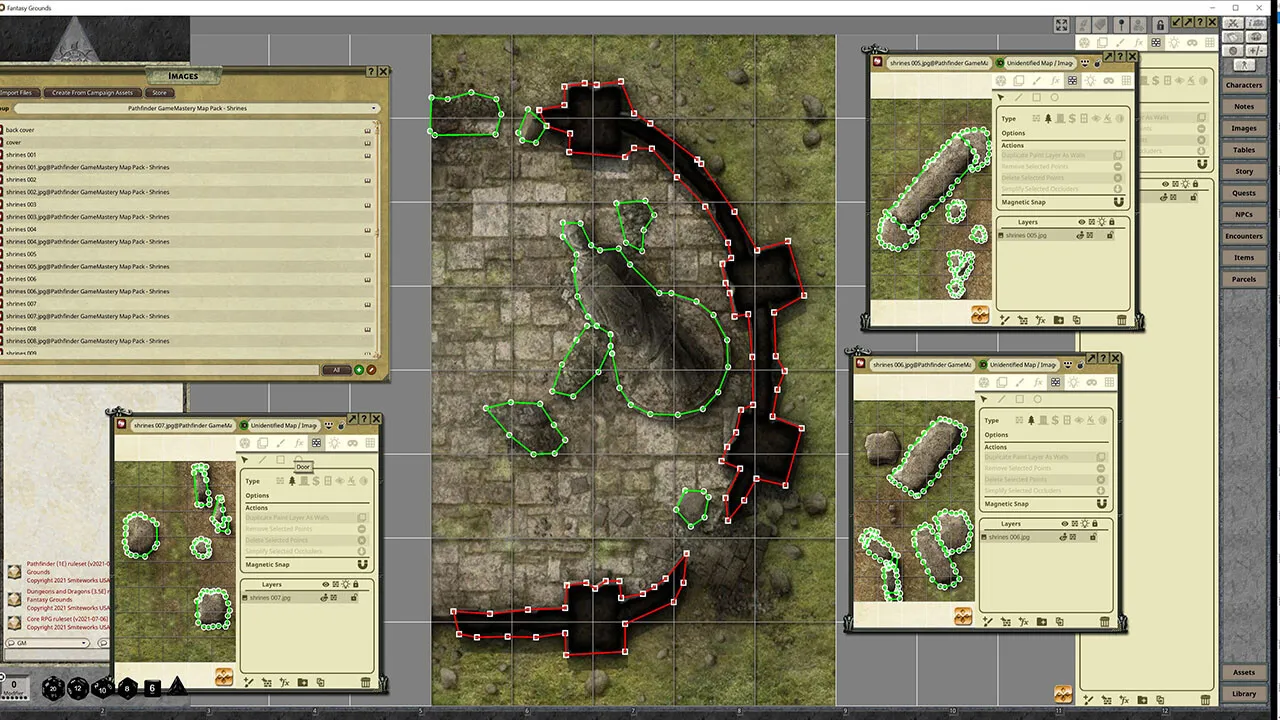 Fantasy Grounds - Pathfinder RPG - GameMastery Map Pack: Shrines Screenshot 2