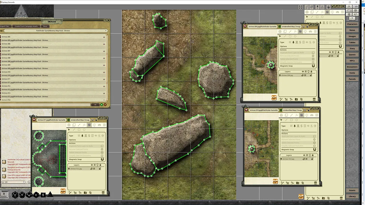 Fantasy Grounds - Pathfinder RPG - GameMastery Map Pack: Shrines Screenshot 1