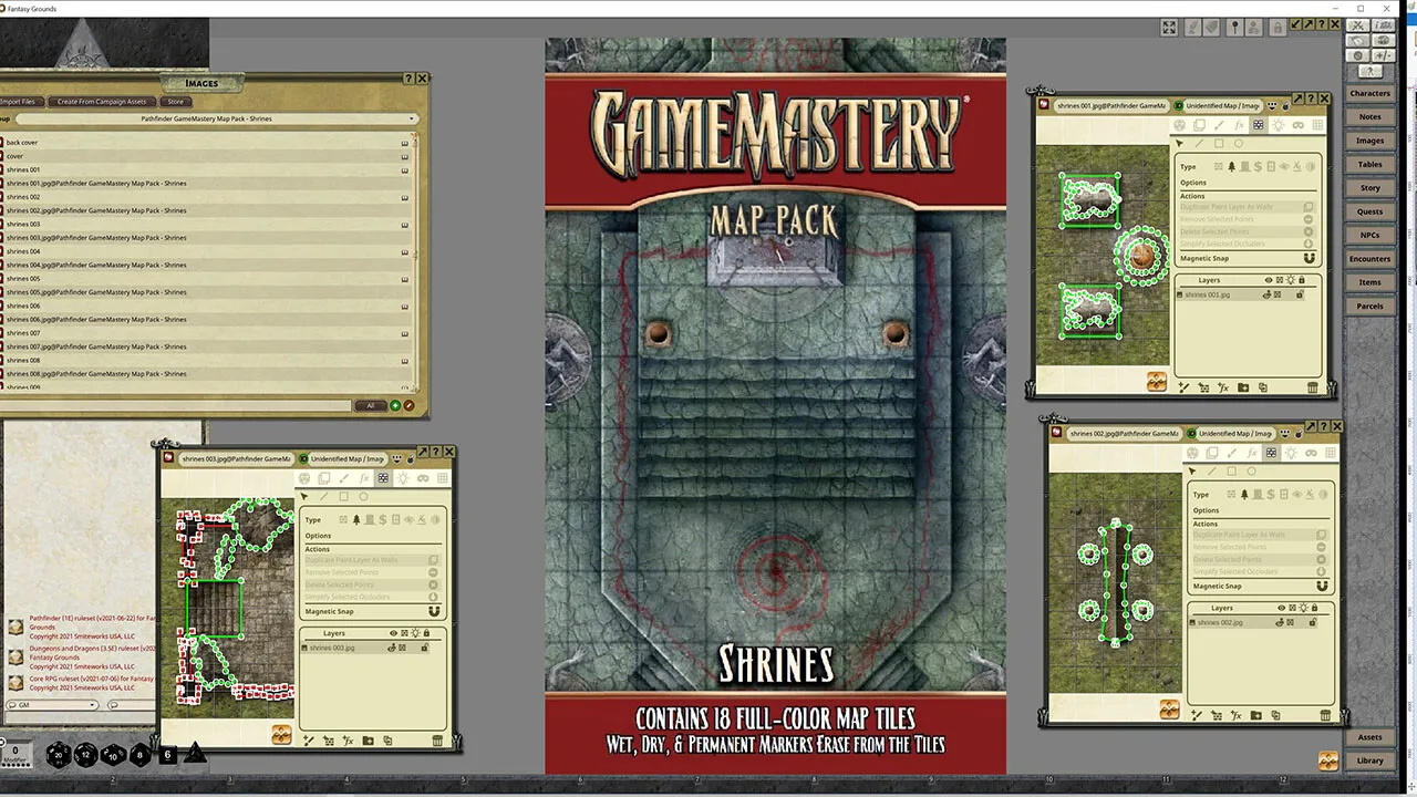 Fantasy Grounds - Pathfinder RPG - GameMastery Map Pack: Shrines Screenshot 4