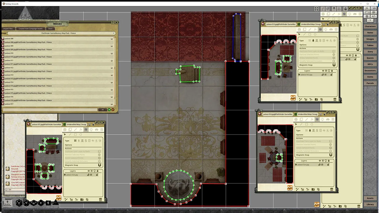 Fantasy Grounds - Pathfinder RPG - GameMastery Map Pack: Palace Screenshot 2