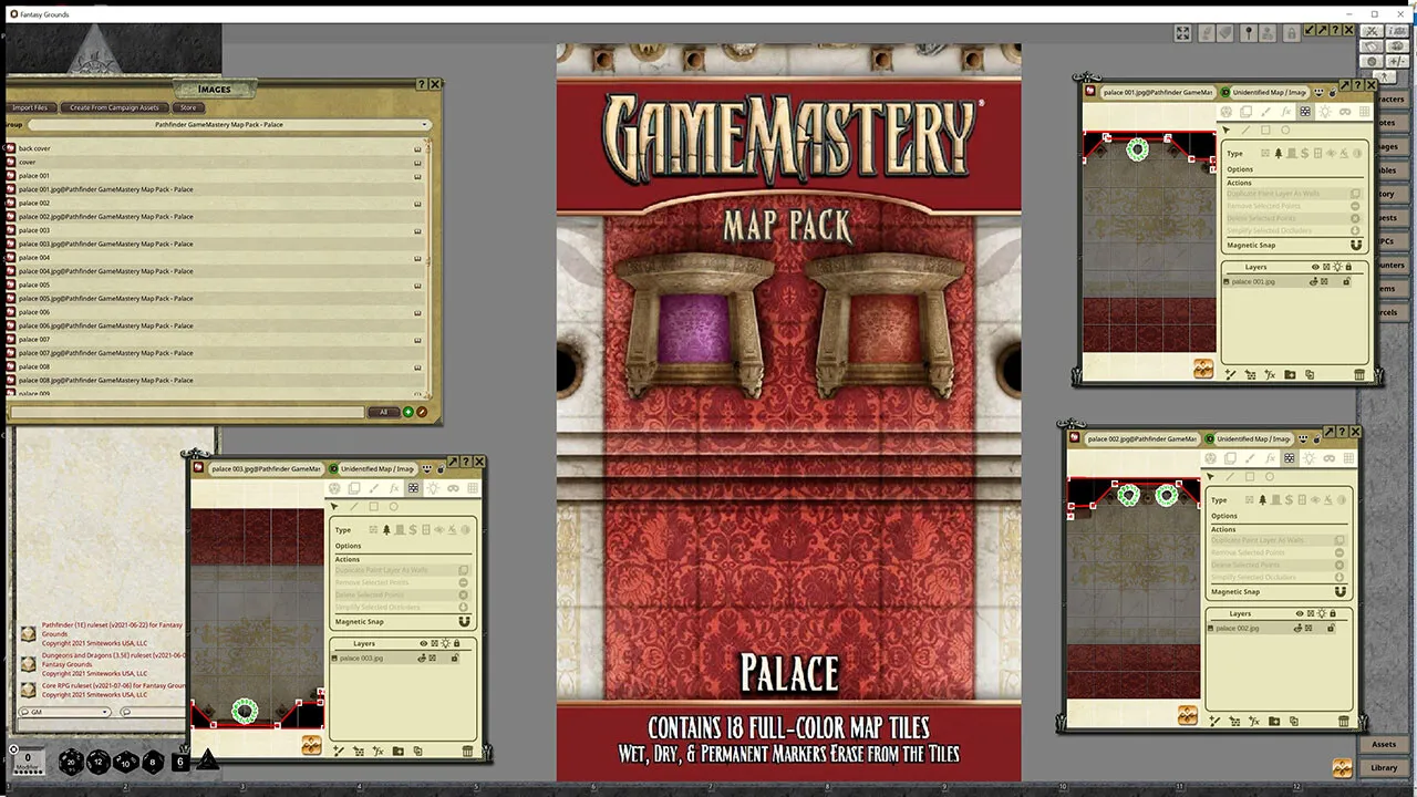Fantasy Grounds - Pathfinder RPG - GameMastery Map Pack: Palace Screenshot 4
