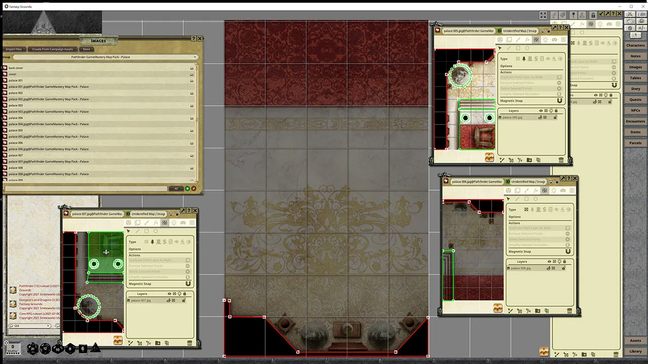 Fantasy Grounds - Pathfinder RPG - GameMastery Map Pack: Palace Screenshot 0