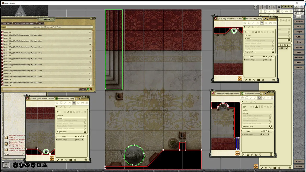 Fantasy Grounds - Pathfinder RPG - GameMastery Map Pack: Palace Screenshot 3