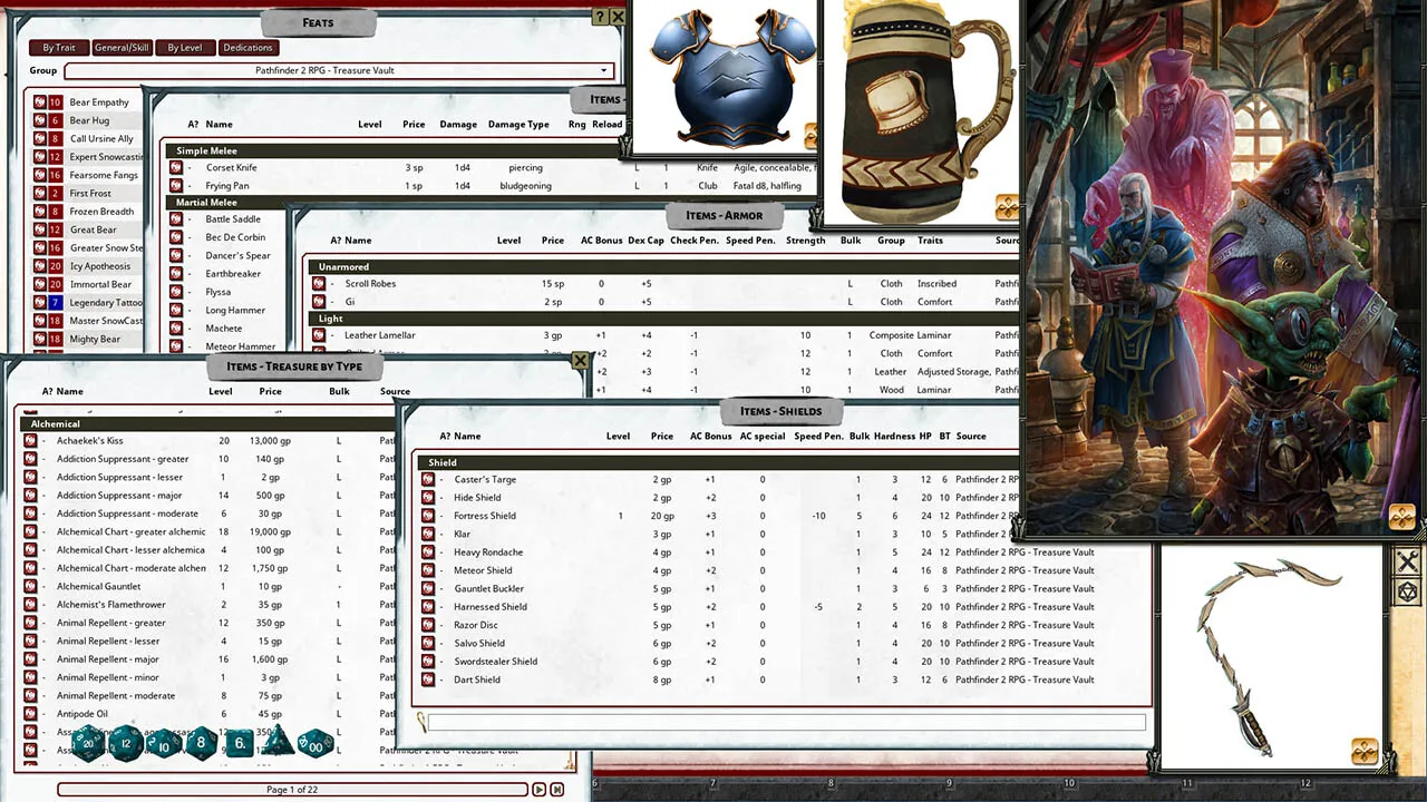 Fantasy Grounds - Pathfinder 2 RPG - Treasure Vault Screenshot 4