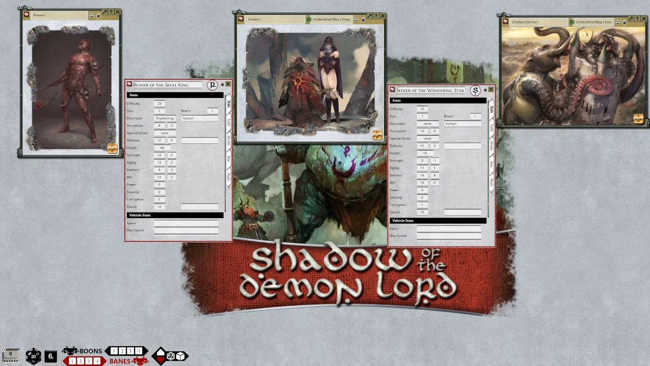 Fantasy Grounds - Shadow of the Demon Lord Hunger in the Void Screenshot 5