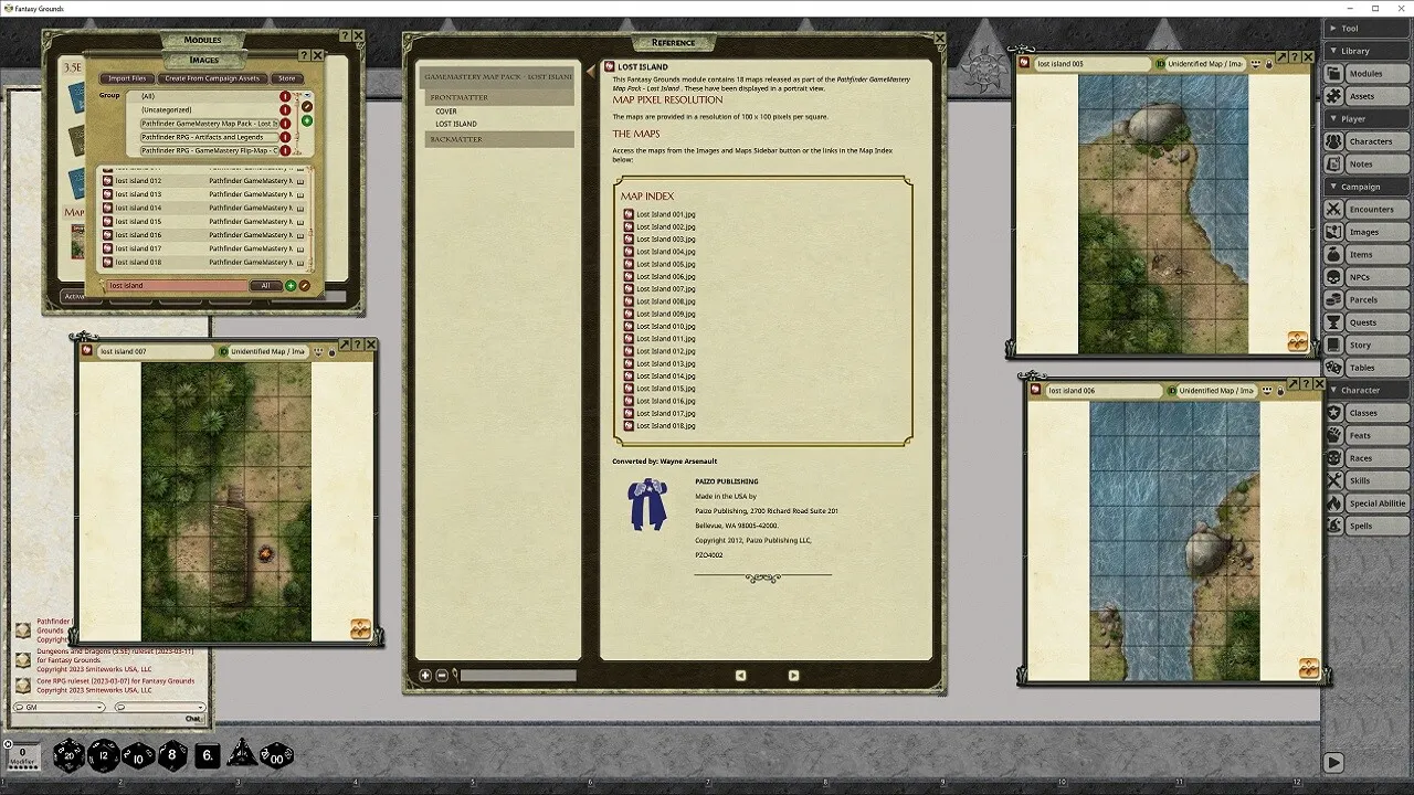 Fantasy Grounds - Pathfinder RPG - GameMastery Map Pack: Lost Island Screenshot 2